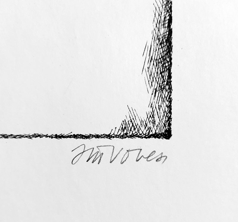 Voves Jiří – Okno, serigrafie, číslováno 15/100, nedatováno