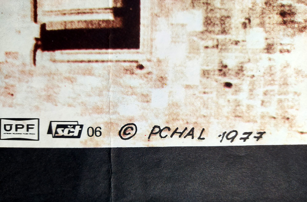 Krásná Tosca – Petr Chalabala, filmový plakát, formát A1, 1977