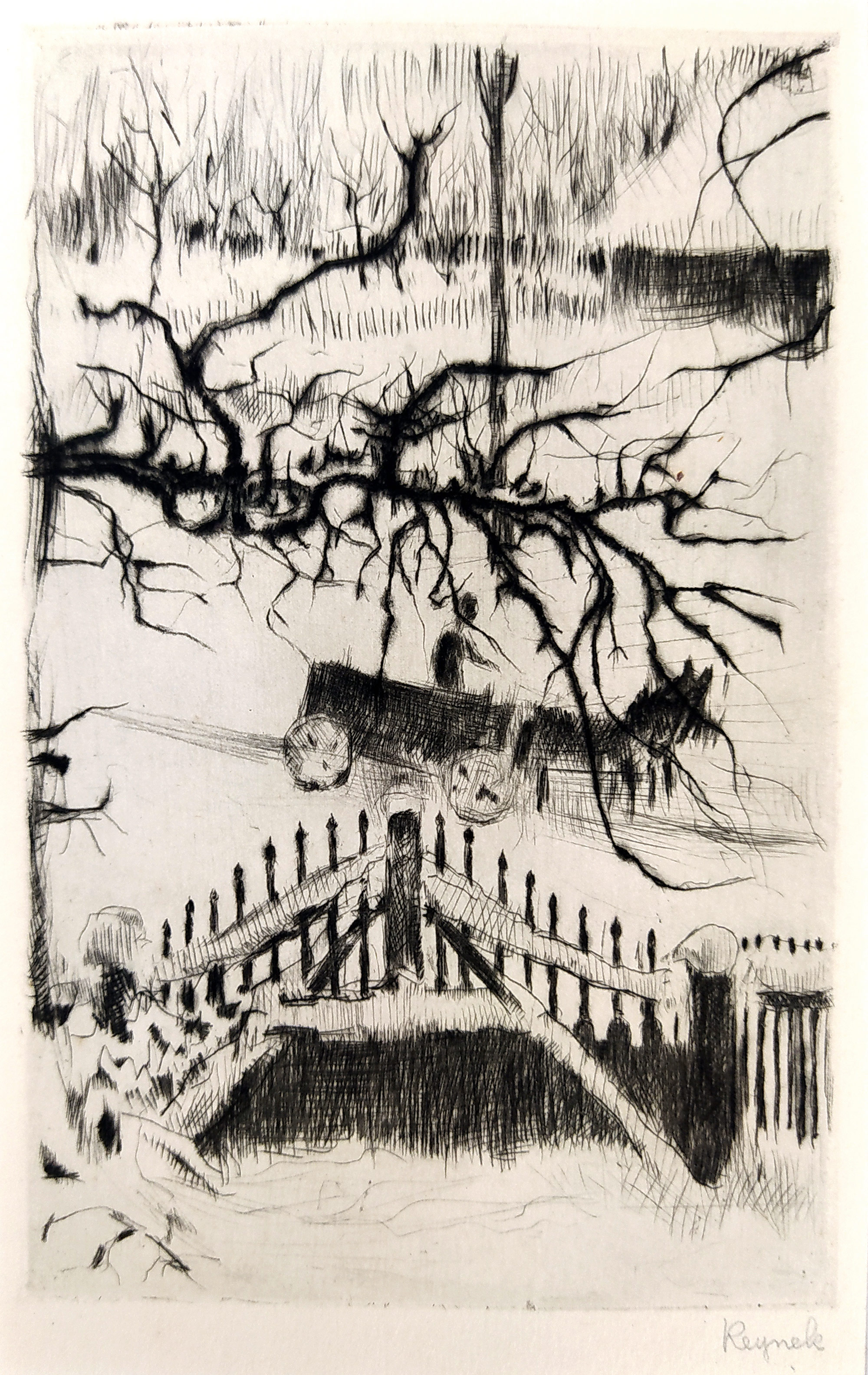 Reynek Bohuslav – Sníh III., suchá jehla, 1940–1941