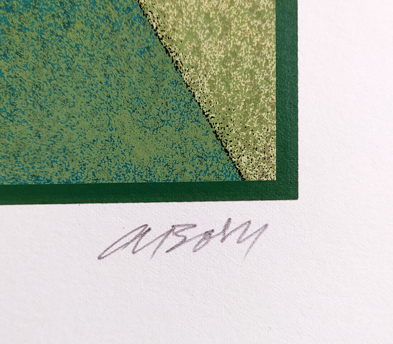 Born Adolf – Varieté, signovaná barevná serigrafie, autorský tisk, ca 2010