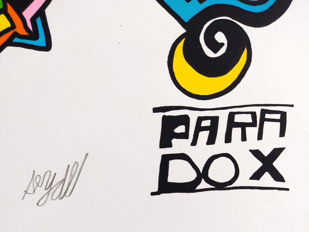 Seydl Zdenek – Paradox, signovaná barevná serigrafie, autorský tisk, ca 1970