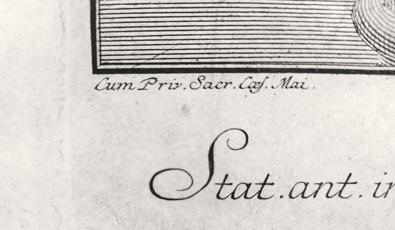 Preissler Georg Martin – Flora, původní lept, 1736