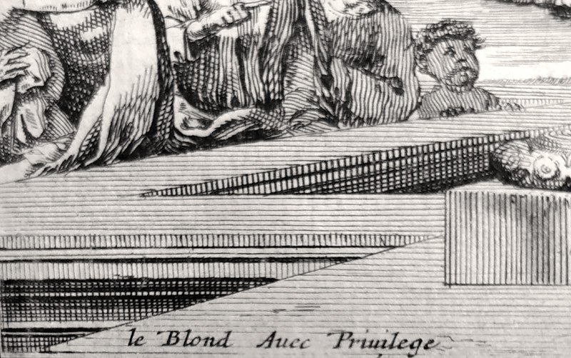 Poilly François – Dekorativní váza, původní lept, ca 1650