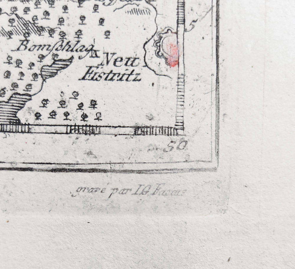  Šumava – Novohradské hory – Horní Rakousko – J. W. A. Jaeger, staře kolorovaný původní mědiryt, 1789