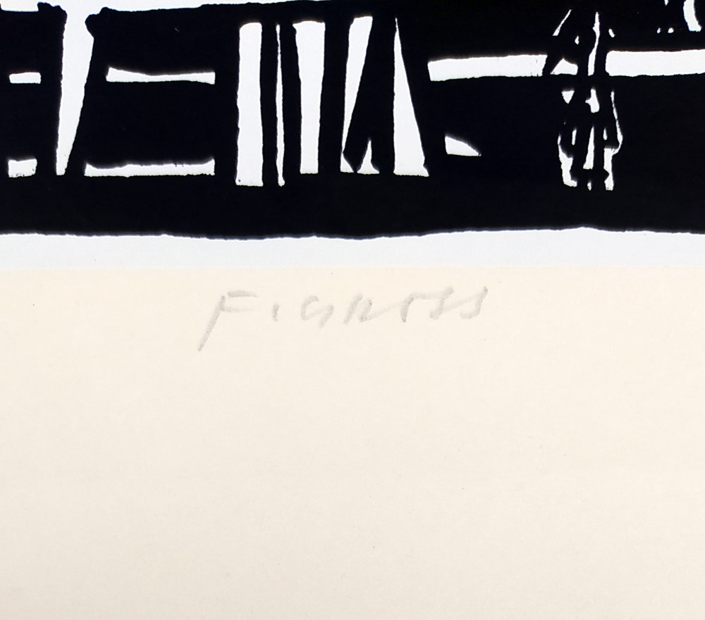 Gross František – Bez názvu, litografie s barevným podtiskem, nedatováno