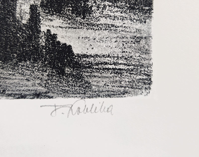 Kobliha František – Bez názvu, vernis mou, 1946