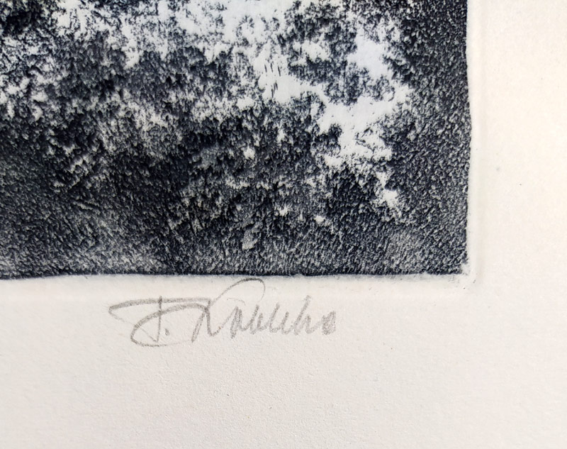 Kobliha František – Bez názvu, vernis mou, 1946