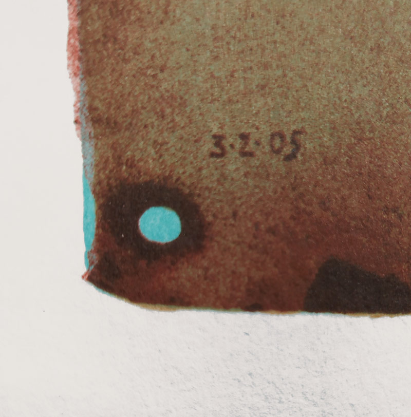 Suchánek Vladimír – Žena ve městě, barevná litografie, 2005