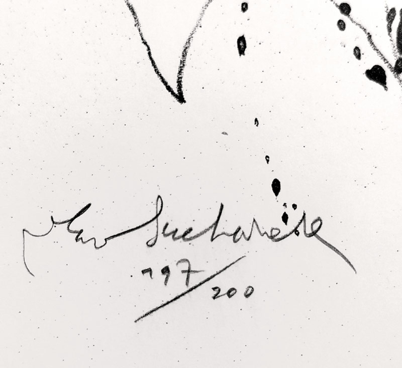 Suchánek Vladimír – Třírohý klobouk, číslovaná litografie 197/200, nedatováno