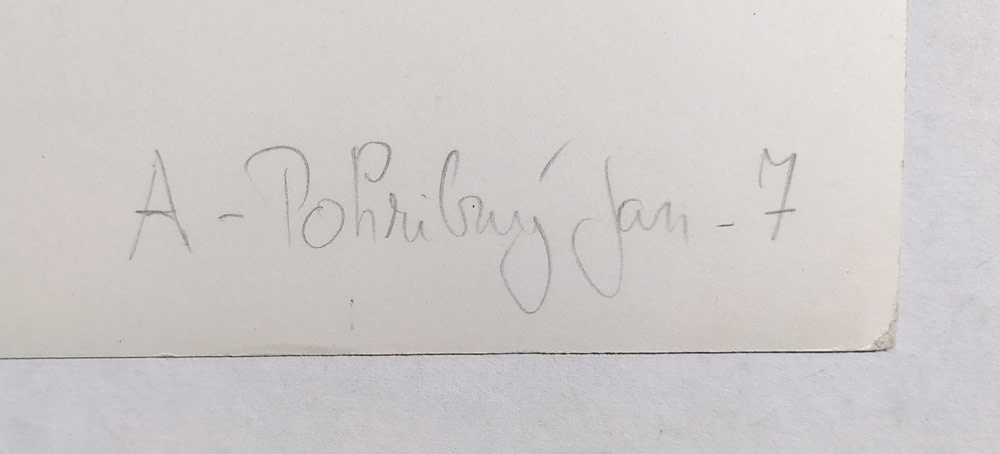 Pohribný Jan – Krajina 7, signovaná autorská fotografie, 1986