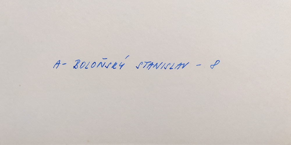 Boloňský Stanislav – Krajina 8, signovaná autorská fotografie, 1986