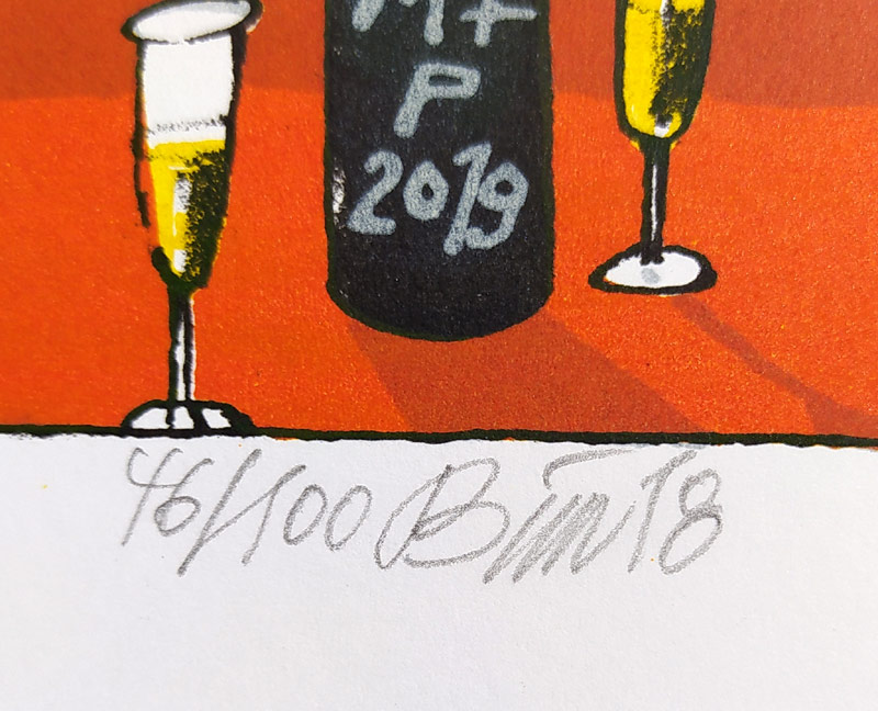 Bím Tomáš – Rozmarné léto, původní barevná litografie, 2018