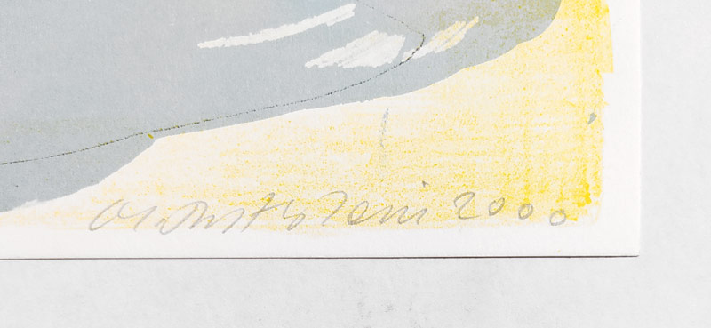 Rittstein Michael – Bez názvu, barevná litografie, č. 25/100, 2000