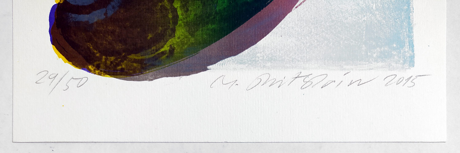 Rittstein Michael – Bez názvu, barevná litografie, č. 29/50, 2015