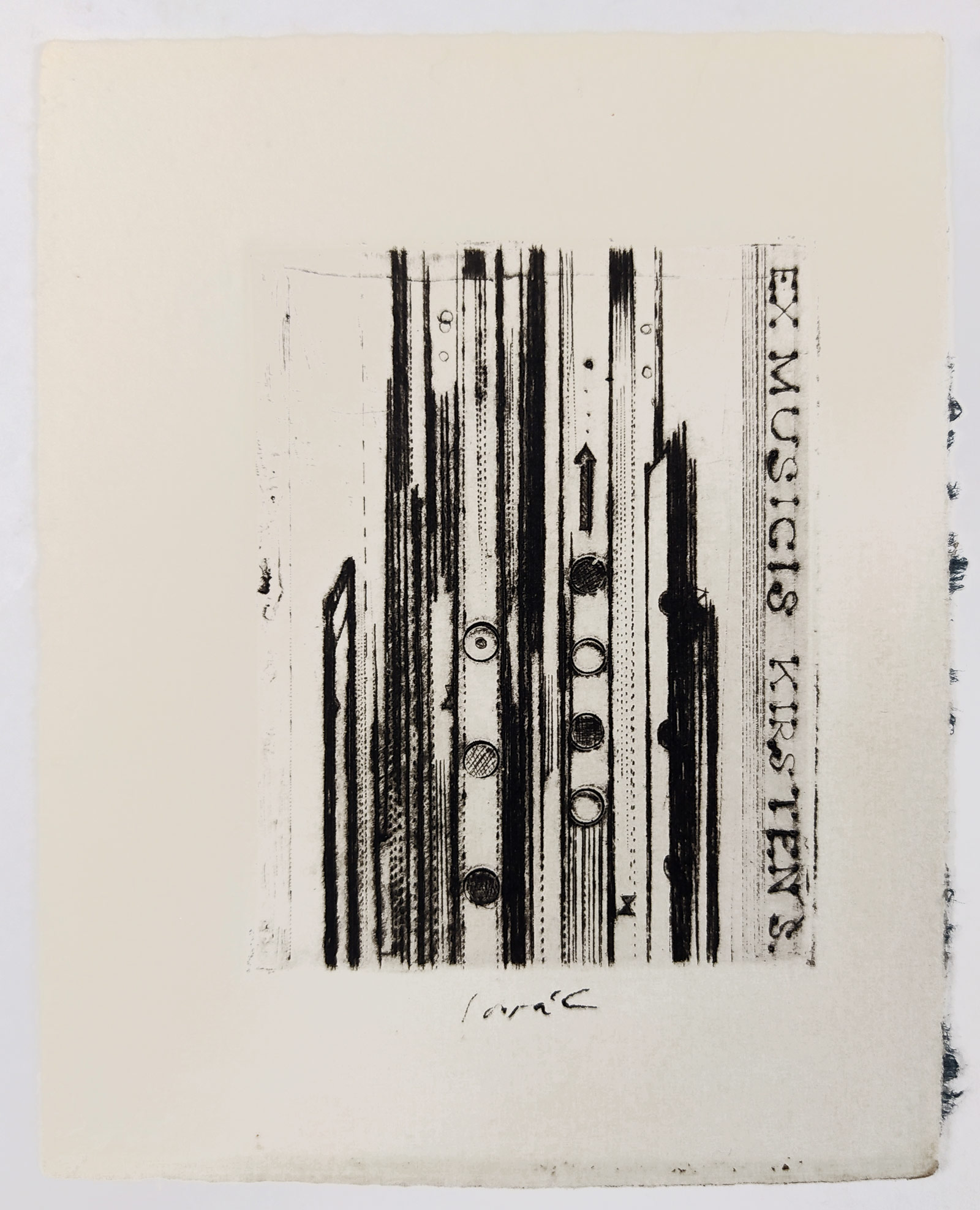 Sovák Pravoslav – Tři Ex libris, lept a suchá jehla, 1962–1965