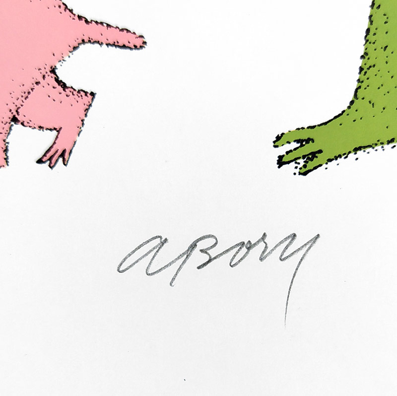 Born Adolf – Medaile, signovaná barevná serigrafie, 1996