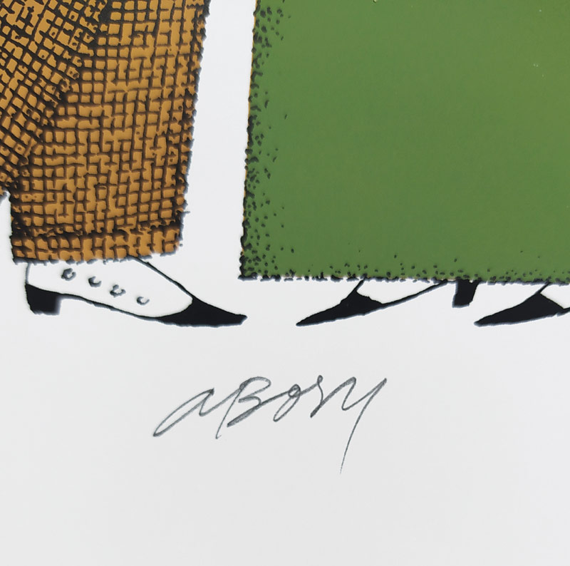 Born Adolf – Já a moje paní, signovaná barevná serigrafie, 1996