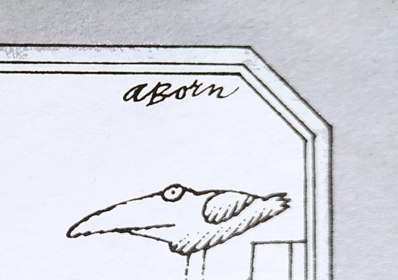 Born Adolf – Svatební oznámení, signovaná serigrafie, nedatováno