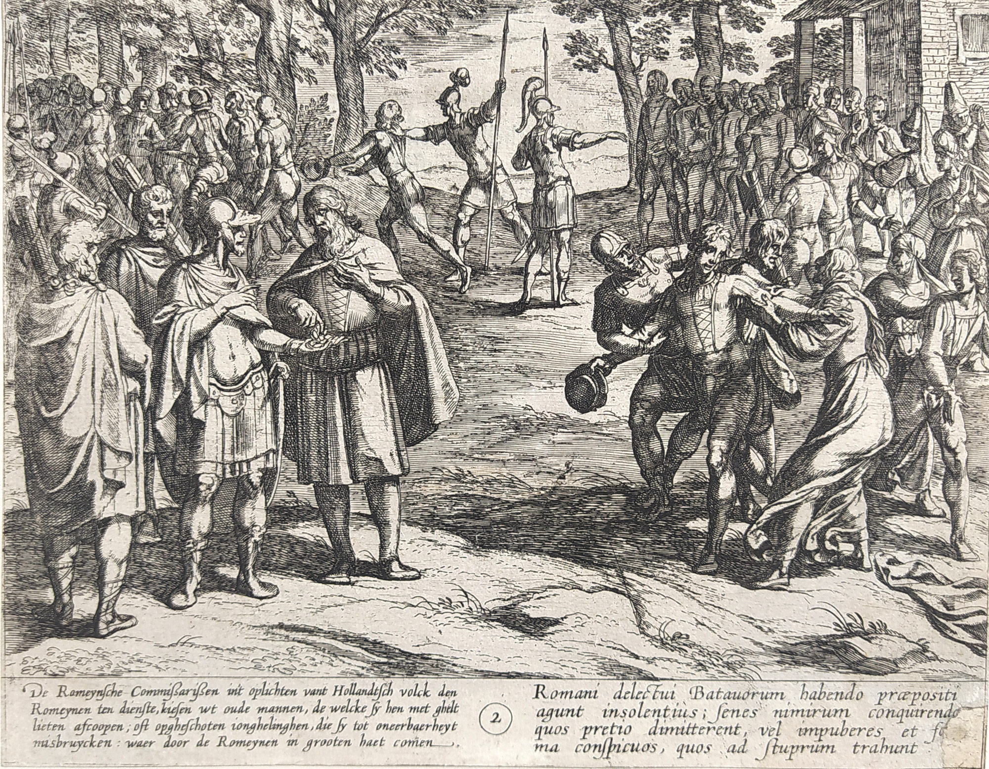 Tempesta, Antonio – předloha Otto van Veen, dva původní lepty (2 a 5), 1611