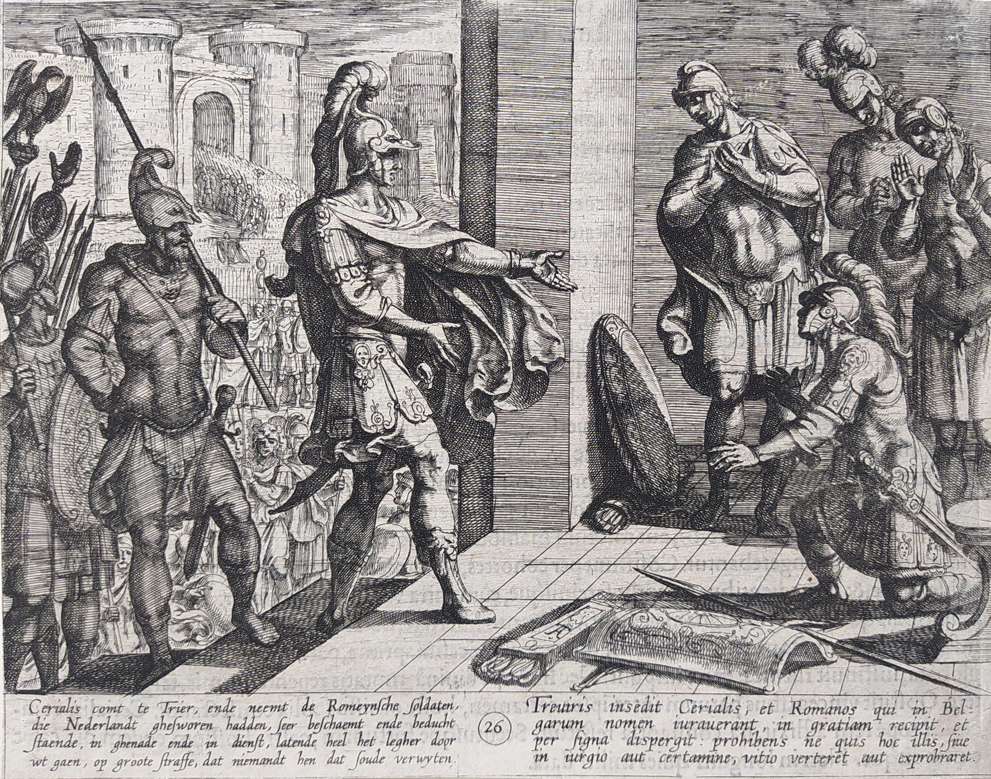 Tempesta, Antonio – předloha Otto van Veen, dva původní lepty (26 a 27), 1611