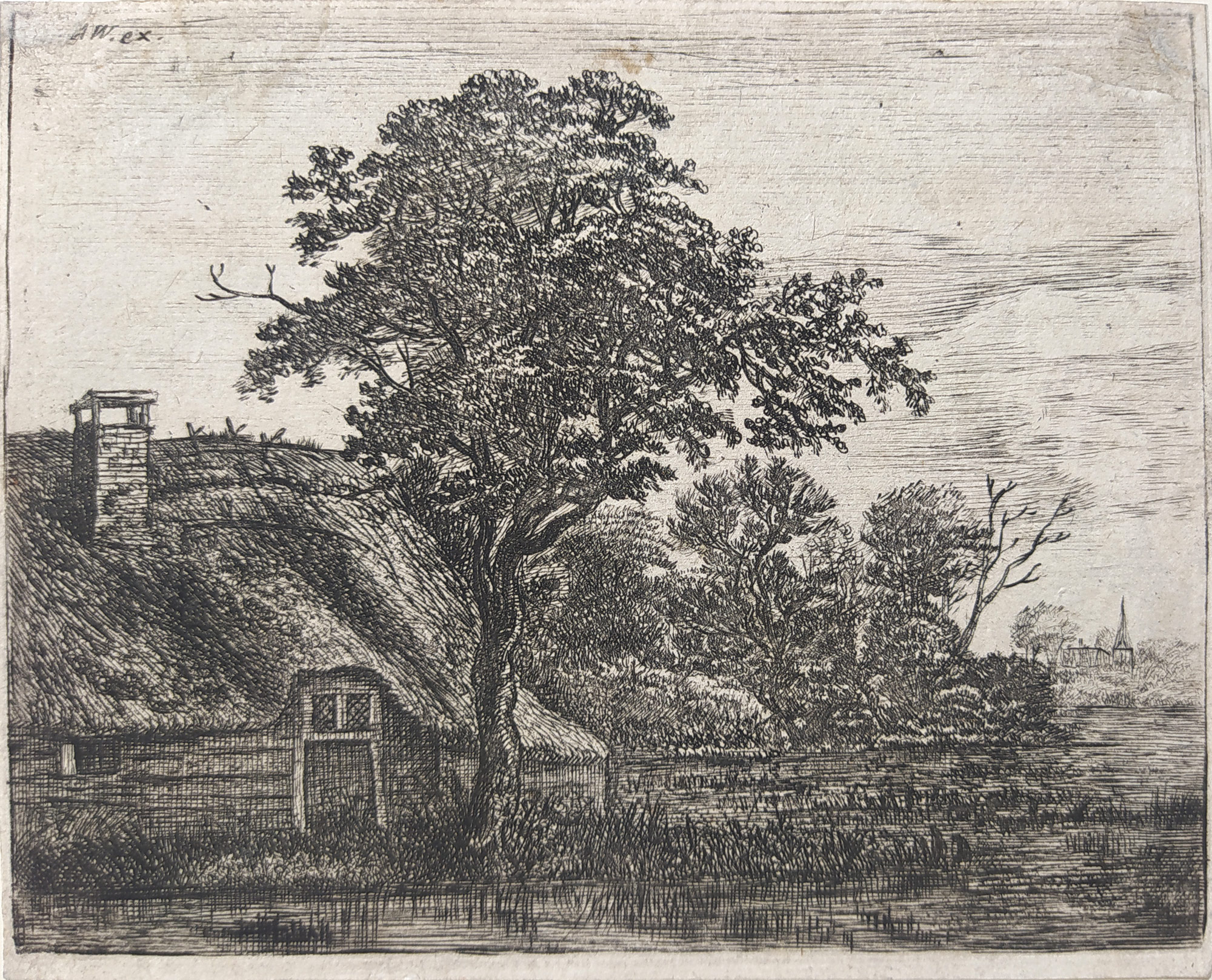 Waterloo, Anthoni – Dvě krajiny, dva původní lepty, ca 1660