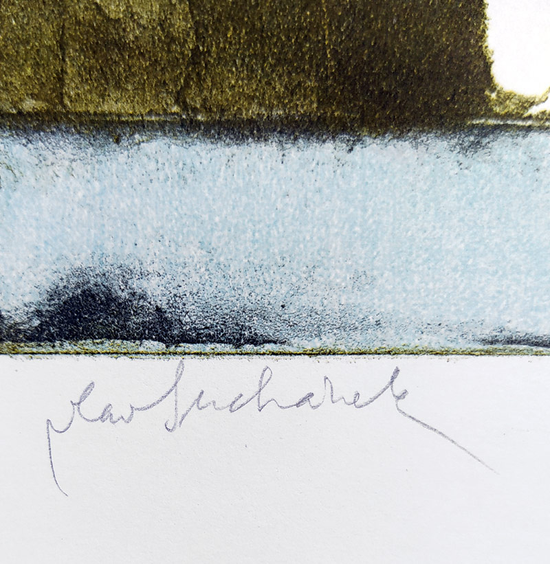 Suchánek Vladimír – Jaro z cyklu Čtyři roční období, podle Václava Hollara, barevná litografie, nedatováno