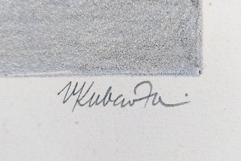 Kubašta Vojtěch – Pražský hrad, barevná litografie, nedatováno