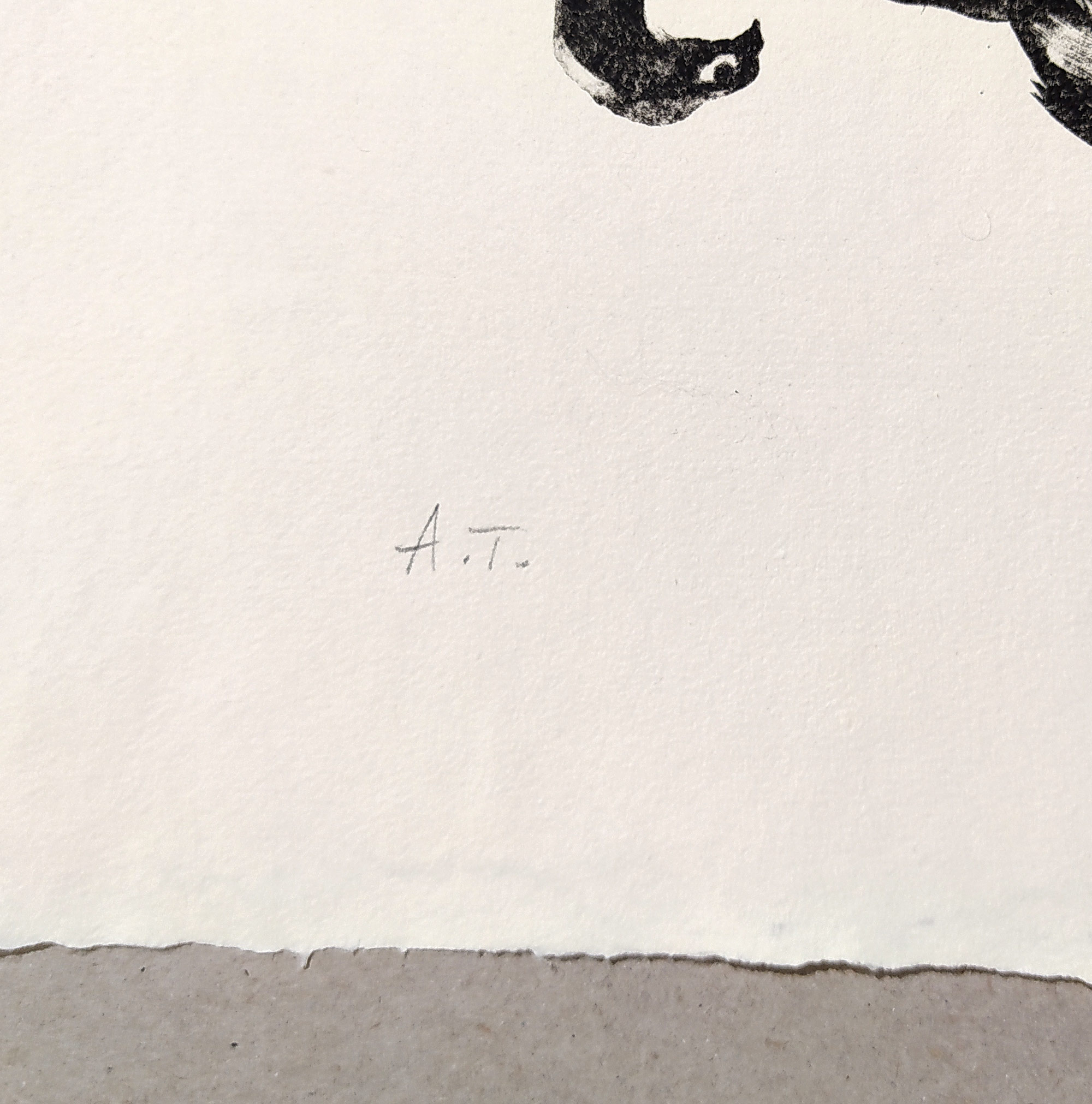 Holcová Veronika – Bez názvu, původní litografie, autorský tisk, 1997