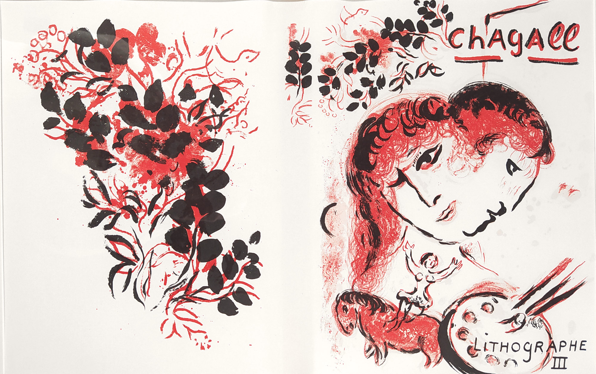 Chagall Marc – Lithographe III,, původní litografie, 1969