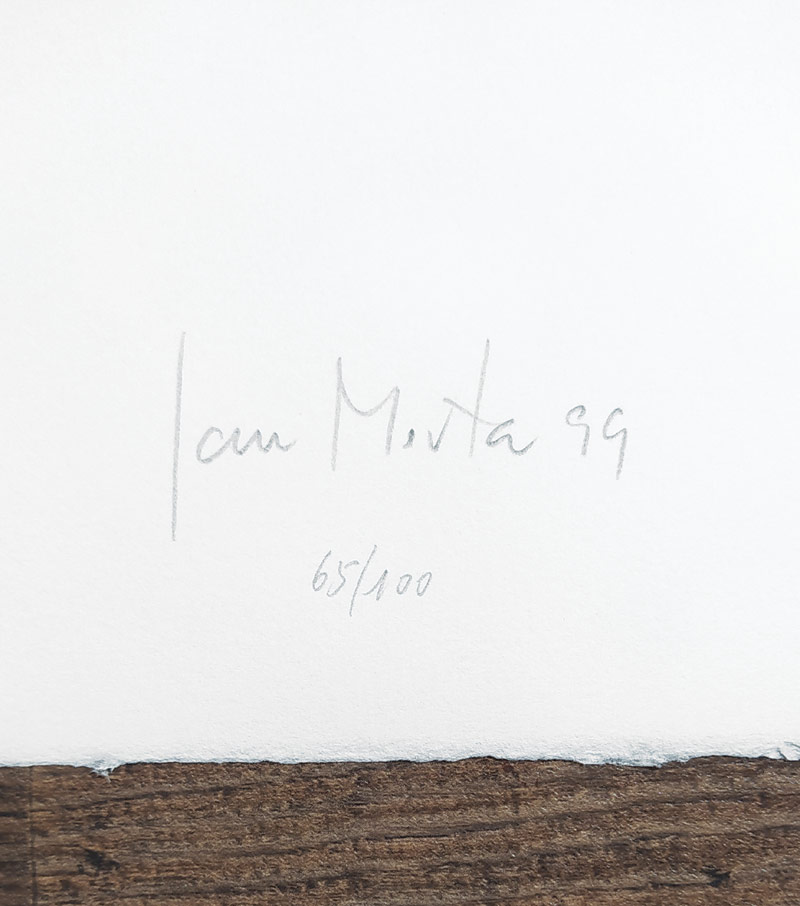 Merta Jan – Chatka 1, signovaná serigrafie na papíře, číslováno 65/100, 1999