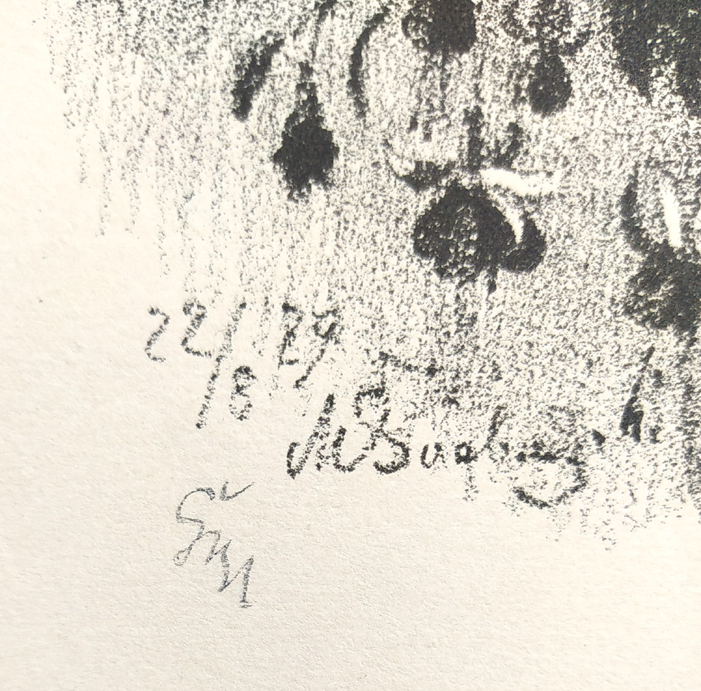 Švabinský Max – Kytice II, původní litografie, 1929