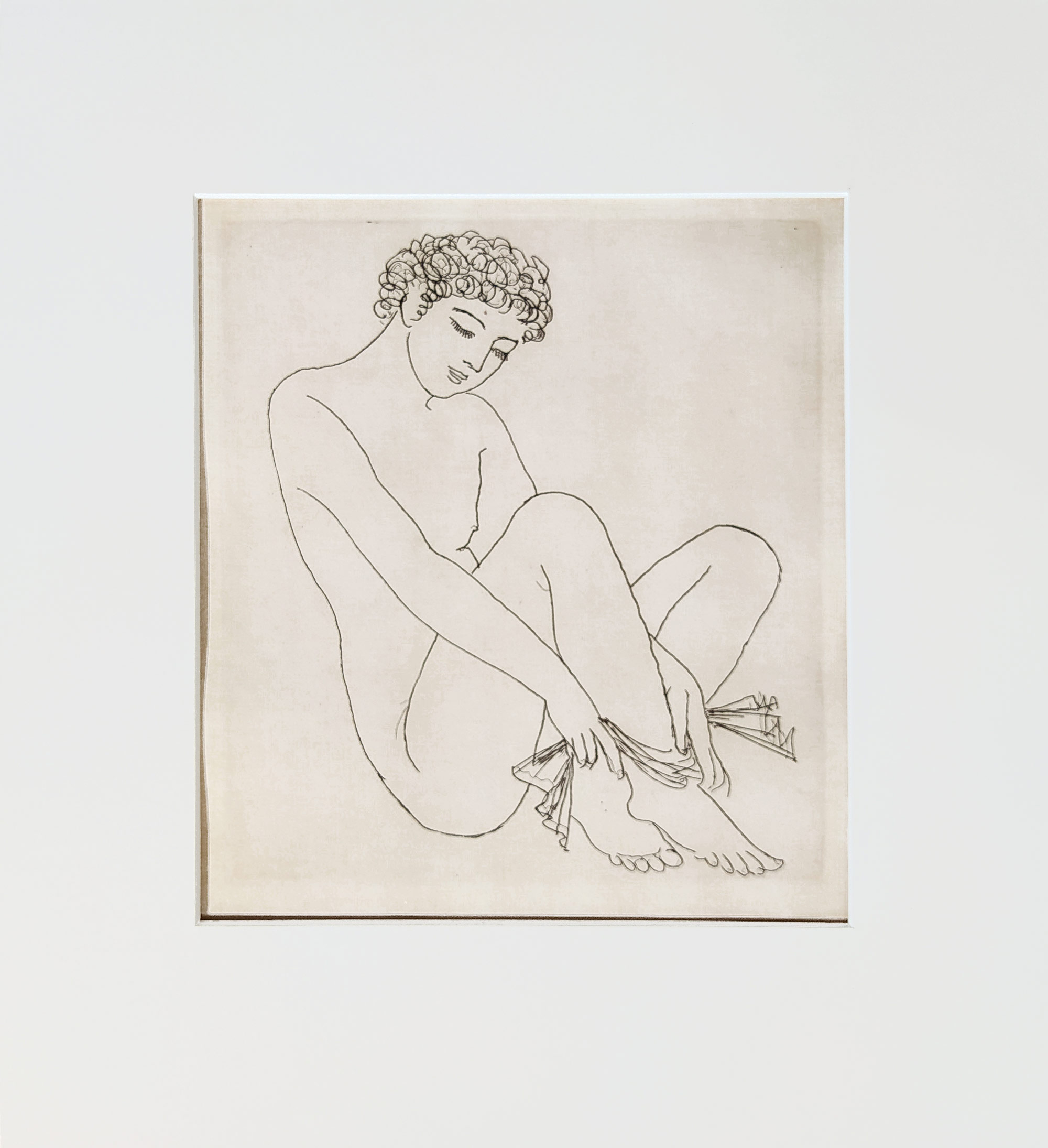 Procházka Antonín – Toaleta, původní lept, ca 20. – 30. léta 20. stol.