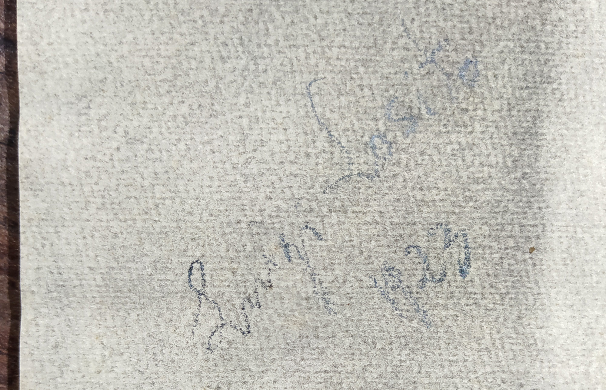 Losito Luigi – Studie hlavice antického sloupu, rozměrná původní kresba tužkou, 1924