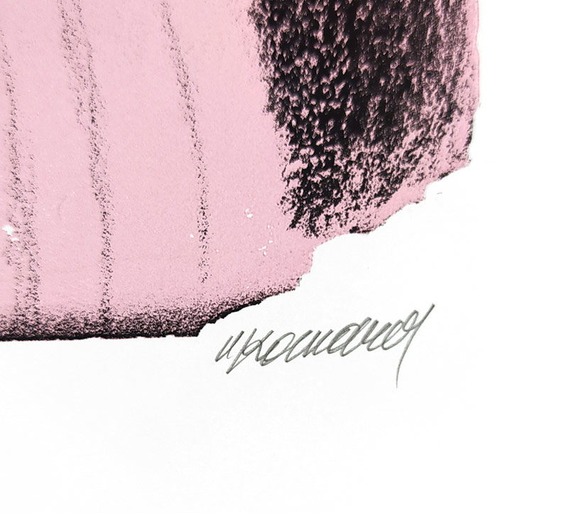 Komárek Vladimír – Anděl, původní barevná litografie, nedatováno