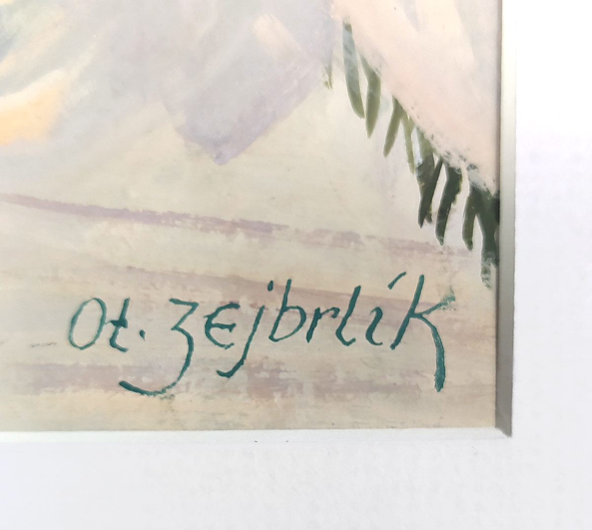 Zejbrlík Otakar – Křivka obecná, malba temperou a kvašem, ca 1930