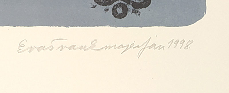 Švankmajerovi Eva a Jan – Erotika, signovaná původní barevná litografie, číslováno 26/40, 1998