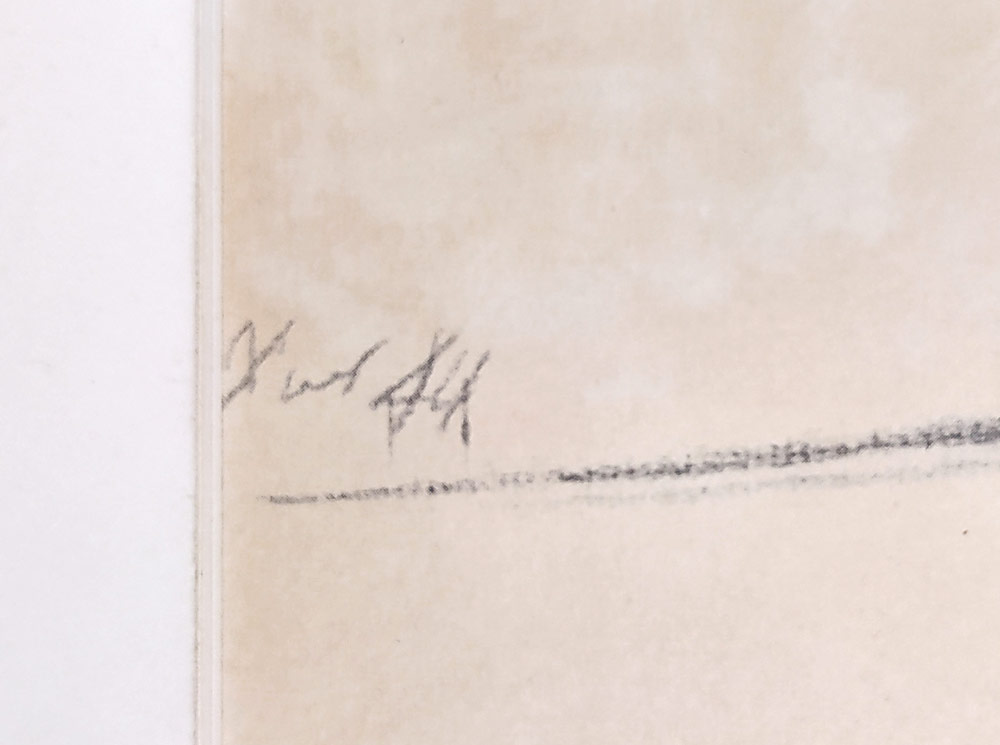 Tichý František – Sedící ženský akt, klasický ofsetový tisk, 1944