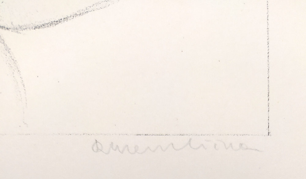 Kremlička Rudolf – Toaleta, původní litografie, 1921