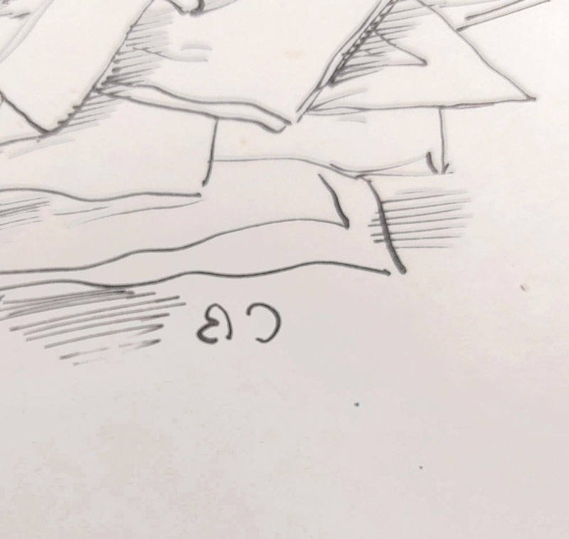 Bouda Cyril – Bibliofil, raritní původní algrafie, 1948