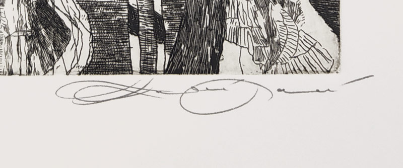 Vavrová Katarína – Ex libris Wouter Van Gysel, původní lept, nedatováno