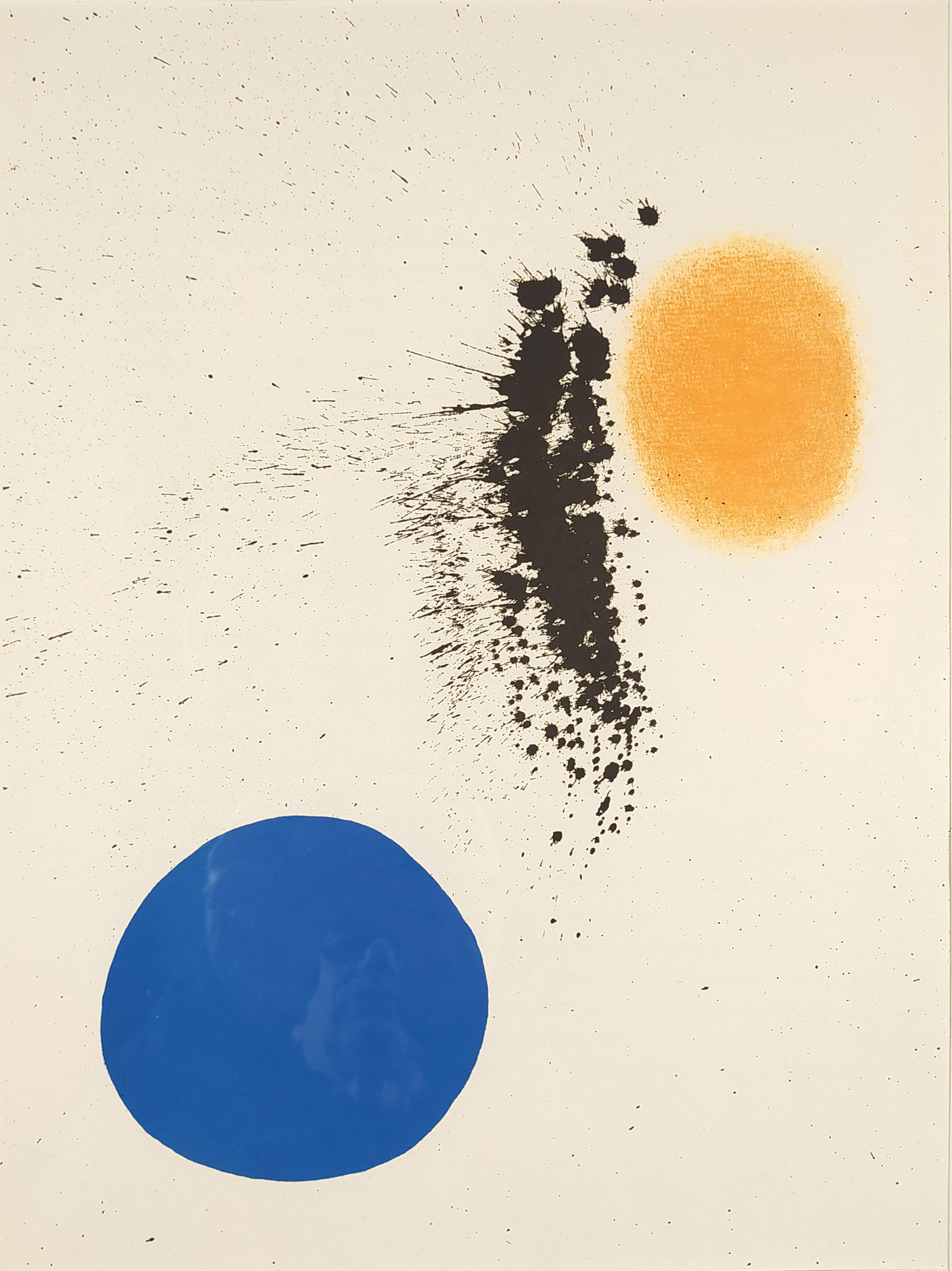 Miró Joan – Composition II., původní barevná litografie, 1961