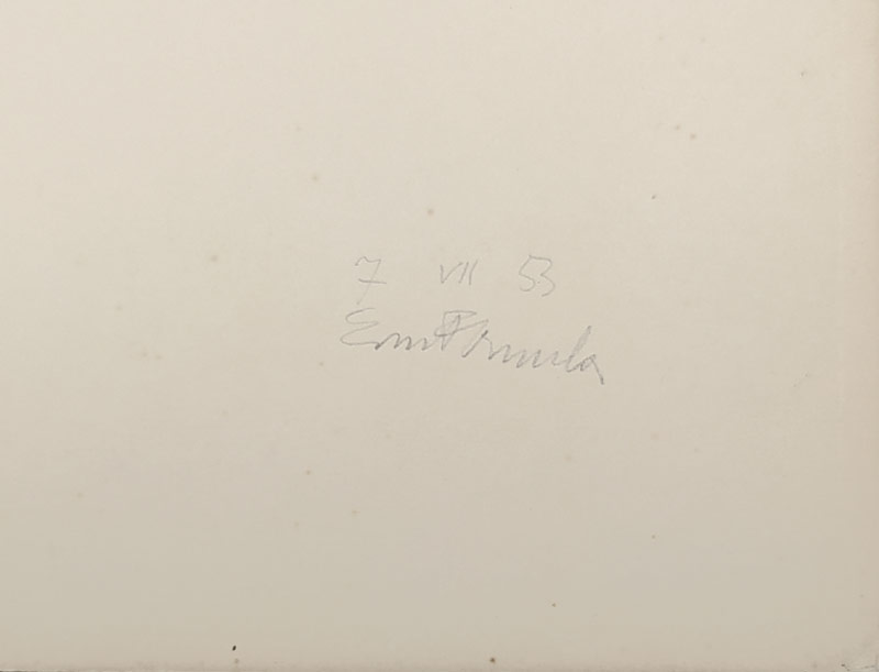 Frinta Emanuel – Taneční studie, jemná kresba tužkou, 7. VII. 1953