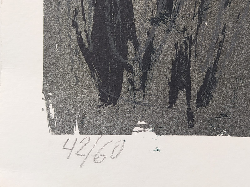 Špaňhel Jakub – Pocta Reynkovi, velkoformátová barevná litografie, číslováno 42/60, 2014