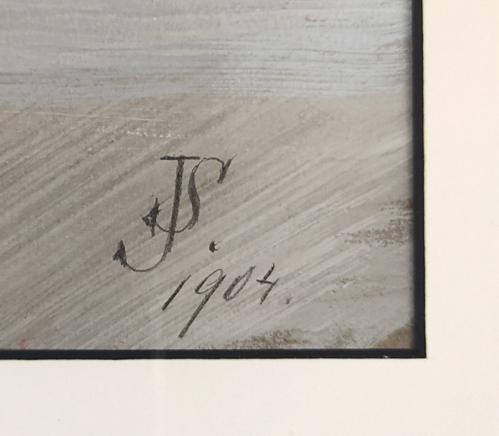 Jenny Schermaulová – Kytice, olejomalba na kartonu, prodej, 1904