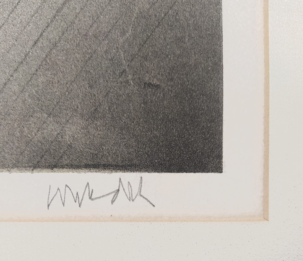 Wunderlich Paul – Kouzelník, velkoformátová barevná litografie, číslováno 10/150, 1981