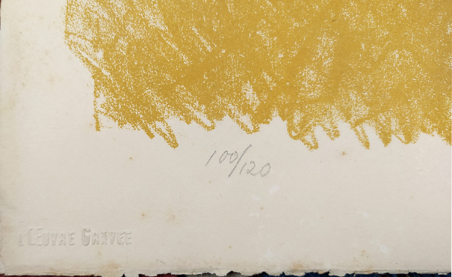 Maryan / Pinchas Burstein – Compositin II., původní barevná litografie, číslováno 100/200, 1958