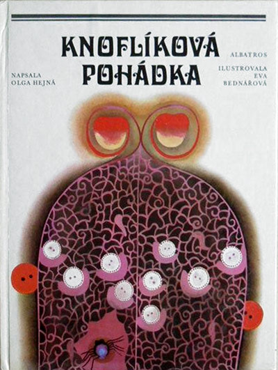 Bednářová Eva – Původní ilustrace ke knize Knoflíková pohádka, kvaš a tempera, 1974