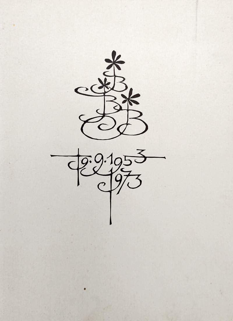 Rusek Ladislav – Bedřich Beneš Buchlovan, portrét, linoryt, 1973