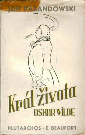 Parandowski Jan – Král života, původní návrh knižní obálky, zinkografie, 1939