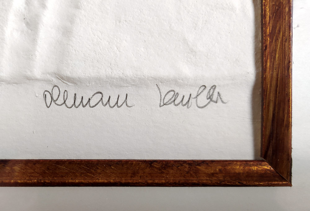  Zoubek Olbram – Loučení s ratolestí, původní reliéfní tisk, 2003